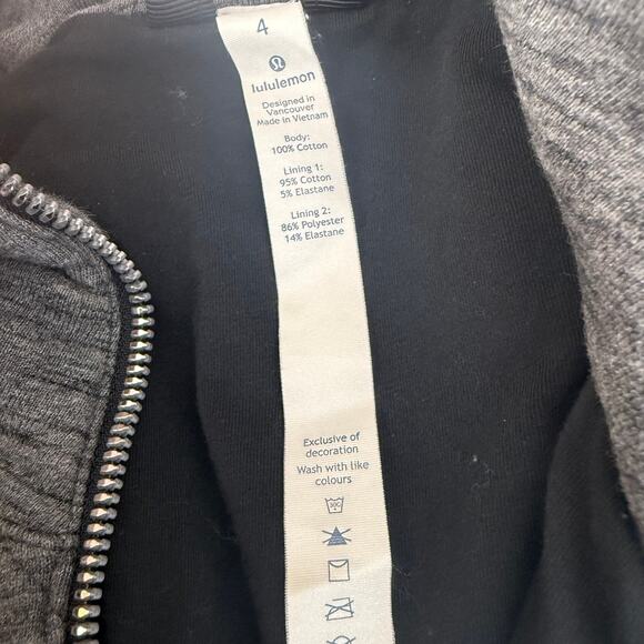 Lululemon Womens Forever Warm Quilted Quilted 1/4 Zip Pullover Sweatshirt 4 - Picture 8 of 9